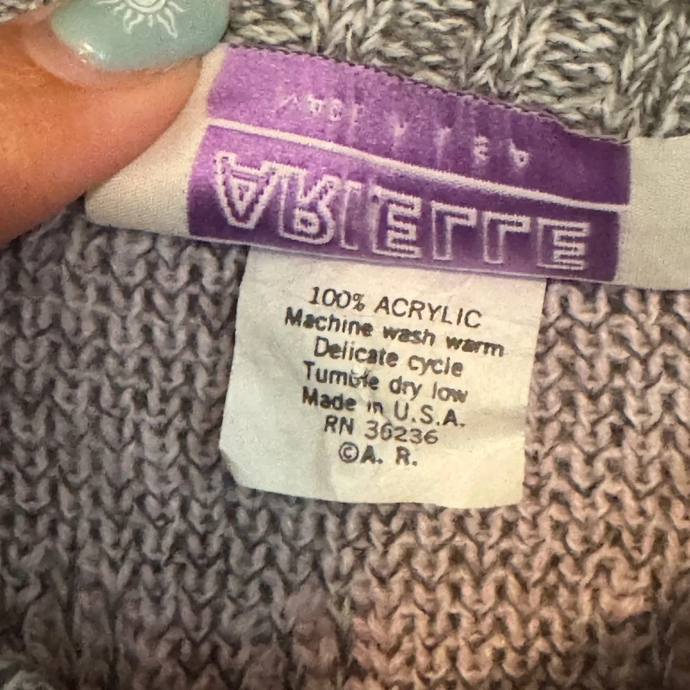 Vintage Sweater Arielle 80's Goose Duck USA Sz M-L Fairy Kawaii Novelty Kitch - Picture 4 of 5